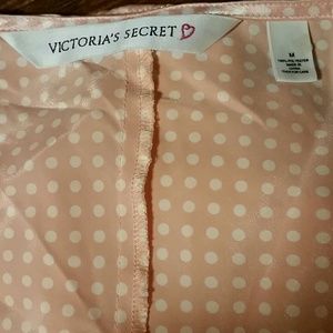 Victoria's Secret Intimates & Sleepwear - VS Peach Polka-dot Chemise Victoria's Secret Intimates & Sleepwear - VS Peach Polka-dot Chemise
